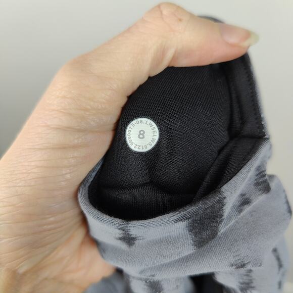 Lululemon InStill High-Rise Tight 8 25" ThreeD Camo Jacquard Asphalt Grey Black - Picture 5 of 6